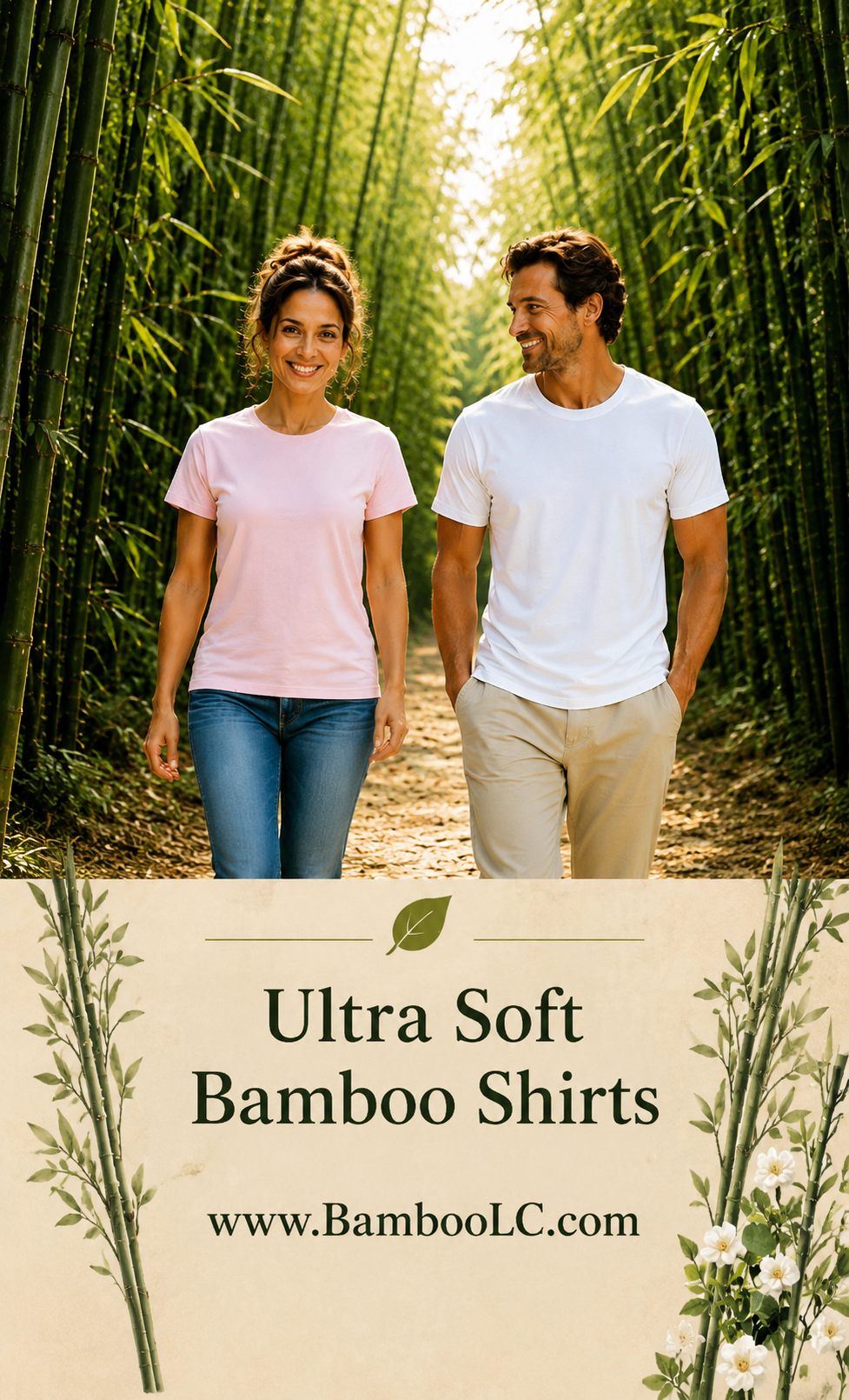 Men's White Relaxed Fit T Shirt | Viscose Made from Bamboo & Cotton